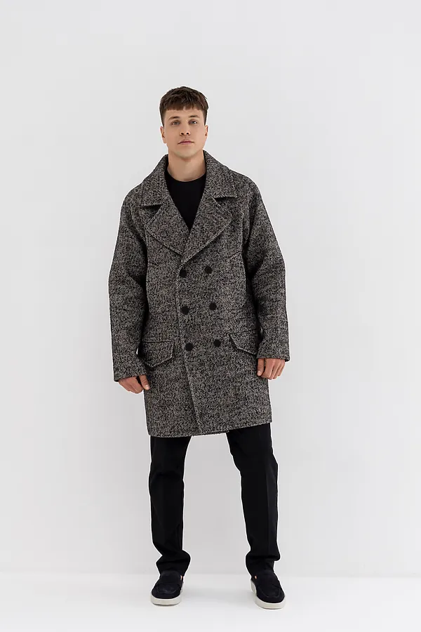 Пальто HOOPS, черный - фото 2