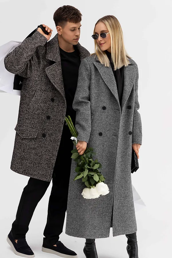 Пальто HOOPS, черный - фото 2