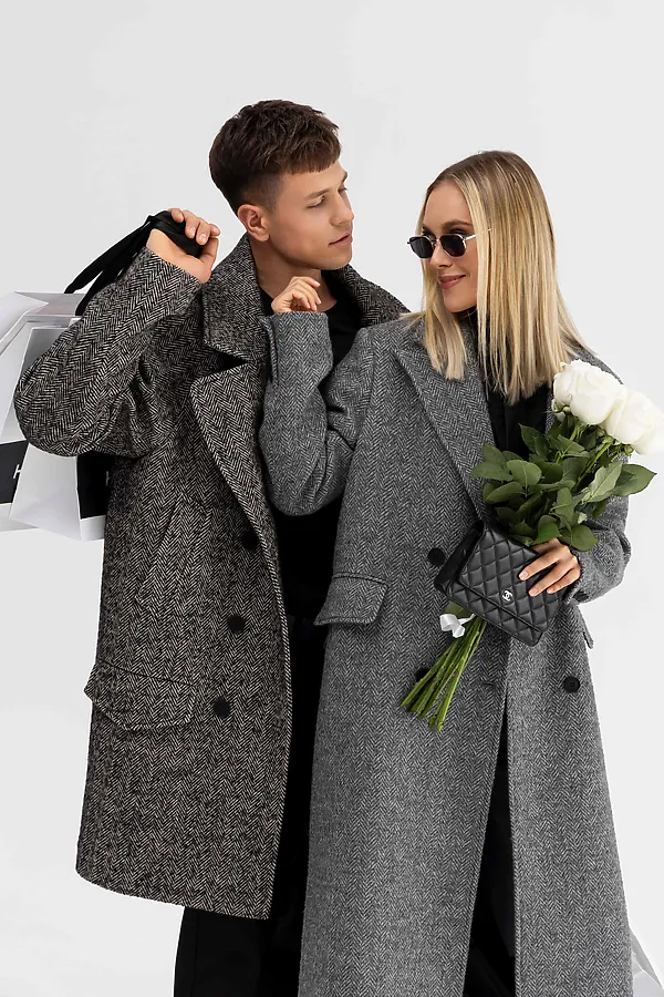 Пальто HOOPS, черный - фото 2