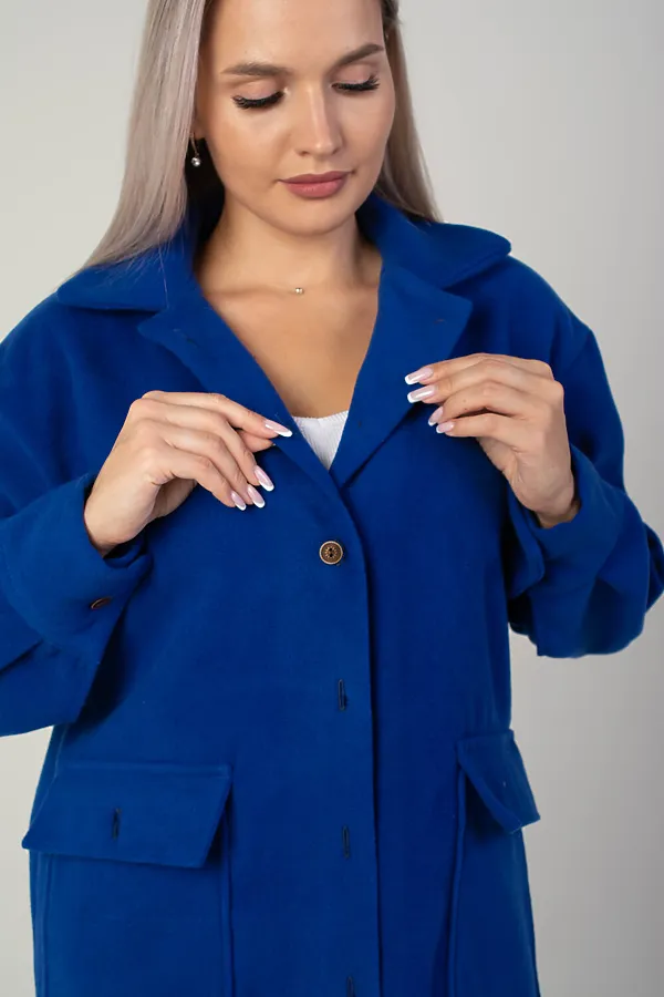 Жакет утепленный НАТАЛИ, синий - фото 2