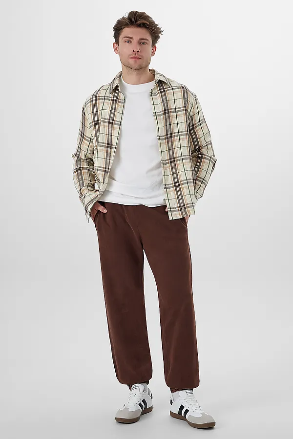 Брюки MARK FORMELLE, acid wash шоколадный1 - фото 2