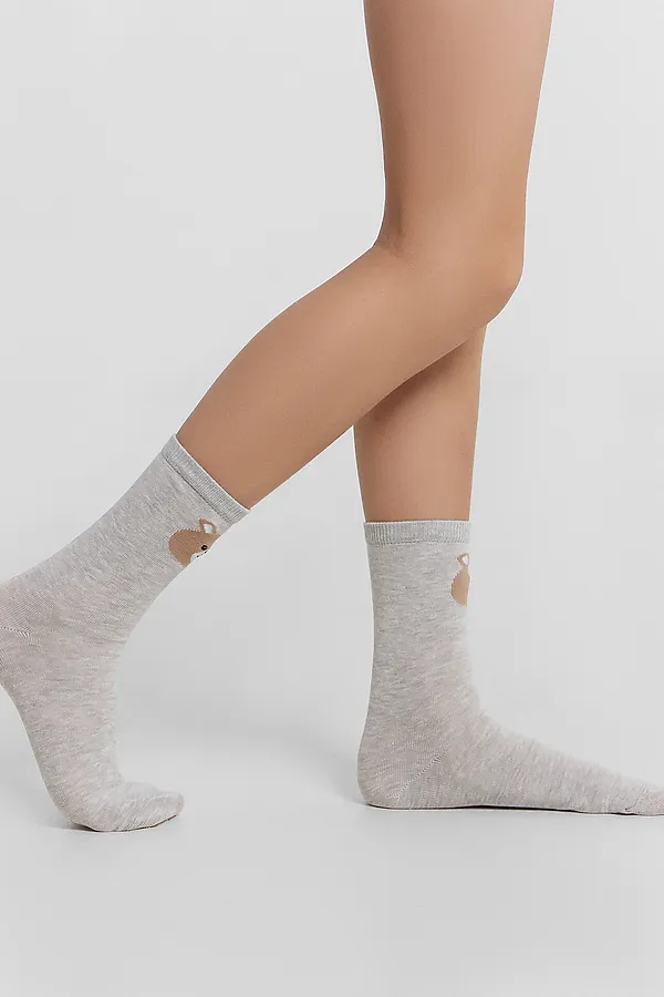 Носки MARK FORMELLE, св.серый меланж - фото 2