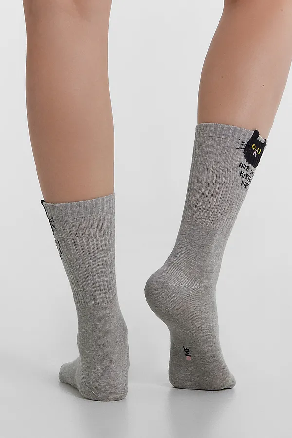 Носки MARK FORMELLE, серый меланж - фото 2
