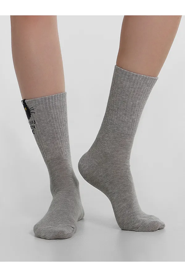 Носки MARK FORMELLE, серый меланж - фото 2