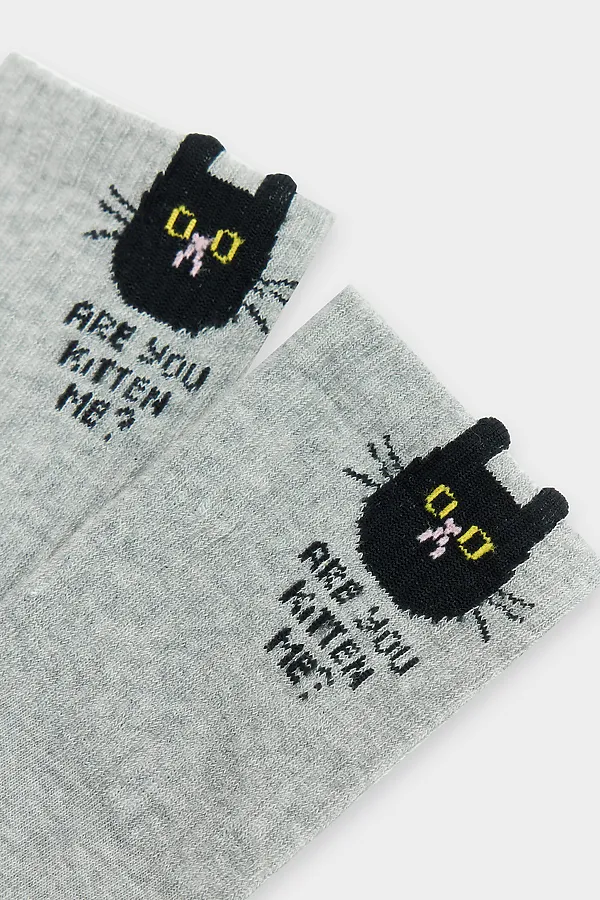 Носки MARK FORMELLE, серый меланж - фото 2