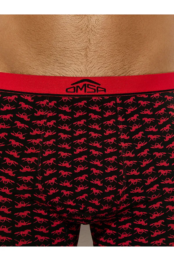 Трусы OMSA, nero/rosso (черный) - фото 2