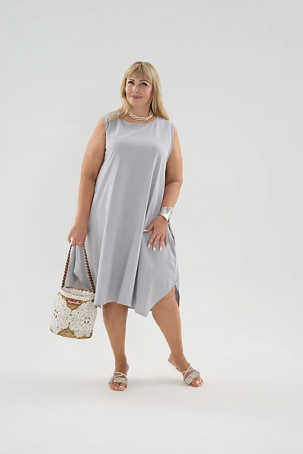 Сарафан С1 НАТАЛИ, серый - фото 2