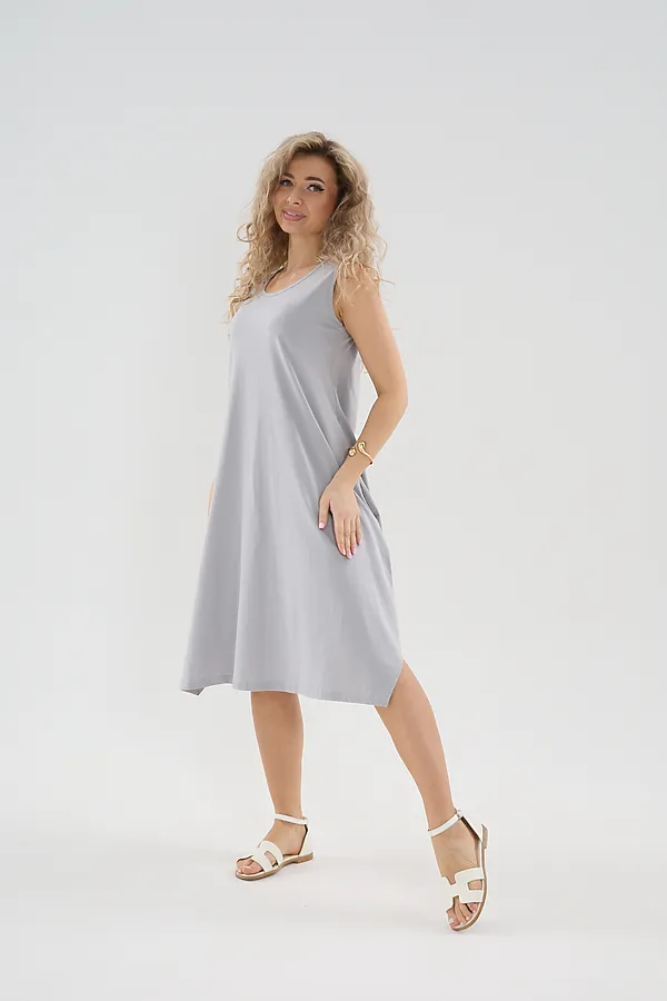 Сарафан С1 НАТАЛИ, серый - фото 2