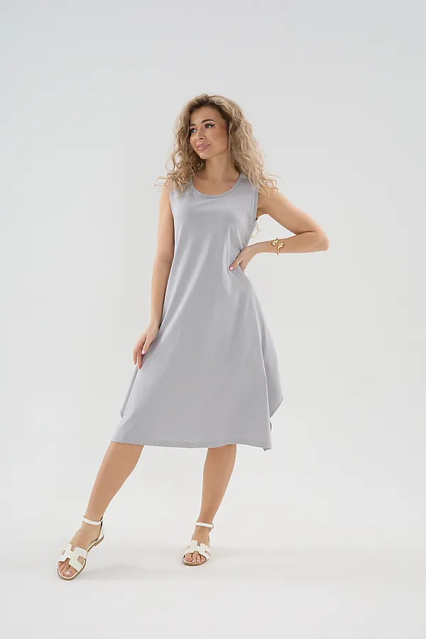 Сарафан С1 НАТАЛИ, серый - фото 2