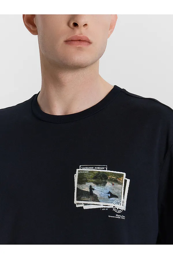 Футболка MARK FORMELLE, черный +печать - фото 2