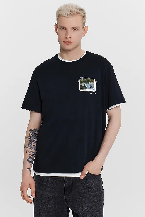 Футболка MARK FORMELLE, черный +печать - фото 2