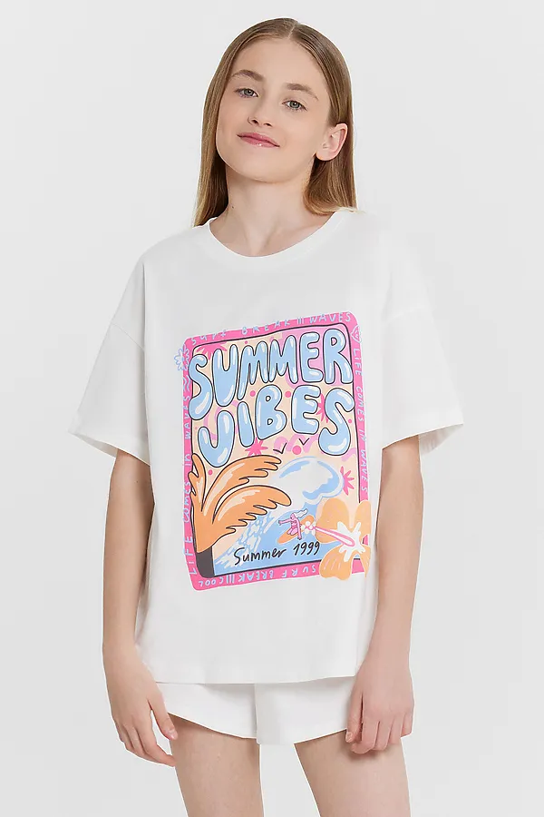 Футболка MARK FORMELLE, белый +печать9 - фото 2