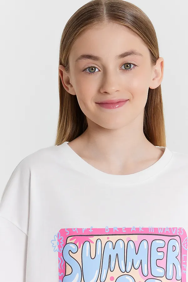 Футболка MARK FORMELLE, белый +печать9 - фото 2