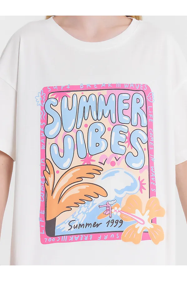 Футболка MARK FORMELLE, белый +печать9 - фото 2