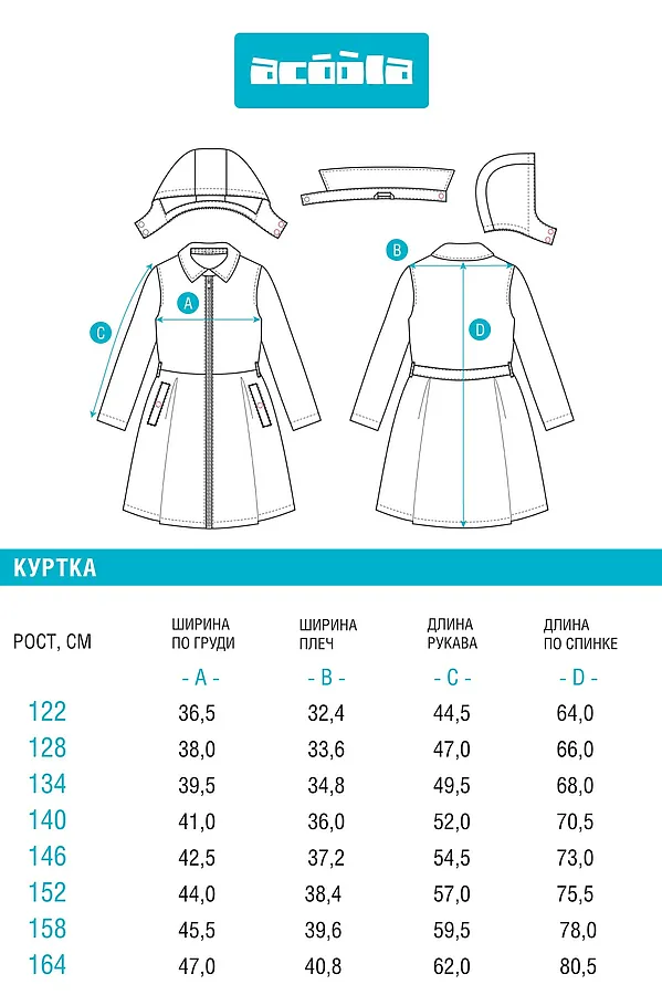 Плащ ACOOLA, бежевый - фото 2