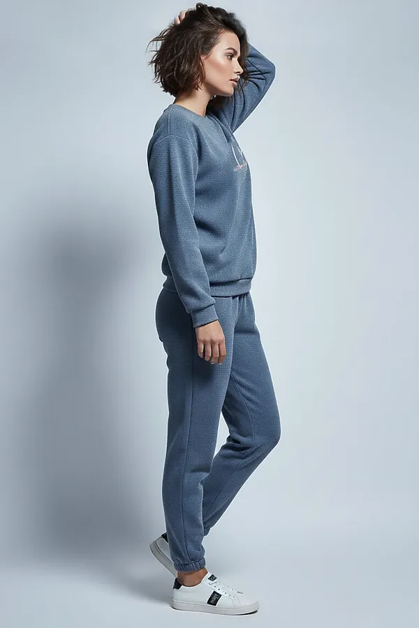 Костюм с брюками 407 НАТАЛИ, серо-голубой - фото 2