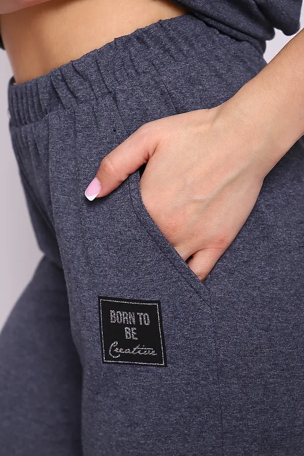 Костюм с брюками 51201 НАТАЛИ, темно-серый меланж - фото 2