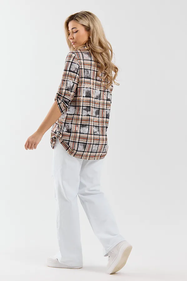 Рубашка 36989 НАТАЛИ, оранжевый - фото 2