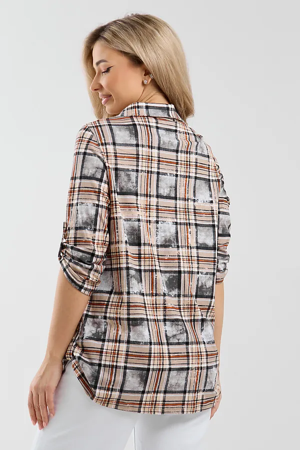 Рубашка 36989 НАТАЛИ, оранжевый - фото 2