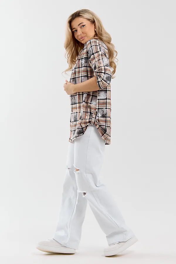 Рубашка 36989 НАТАЛИ, оранжевый - фото 2