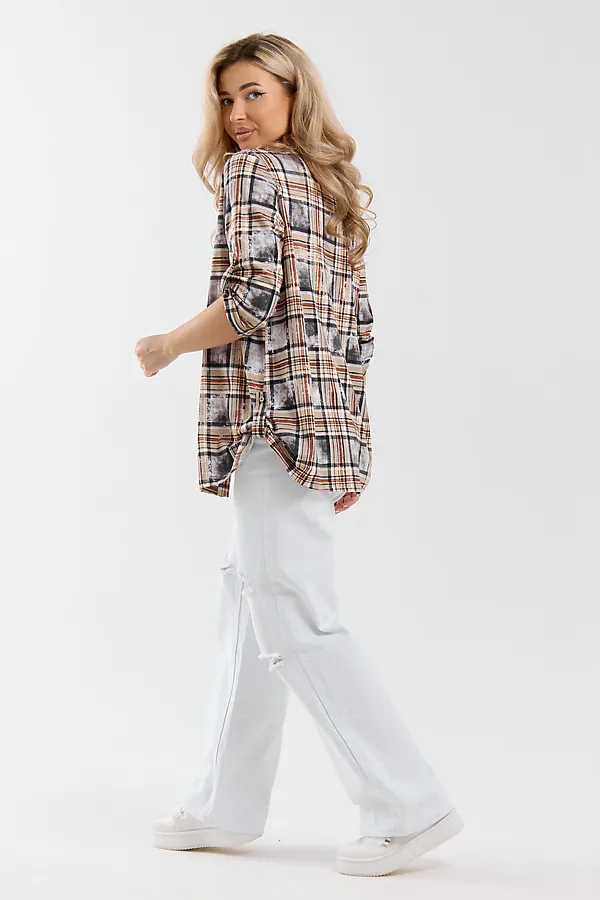 Рубашка 36989 НАТАЛИ, оранжевый - фото 2