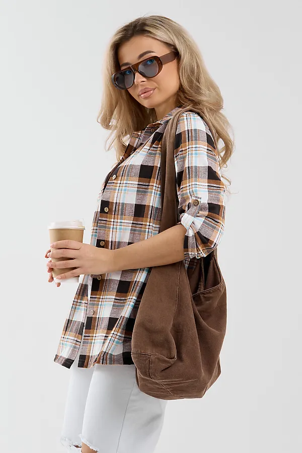 Рубашка 36988 НАТАЛИ, коричневый - фото 2