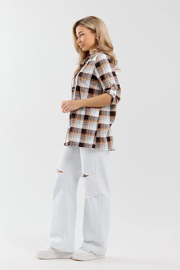 Рубашка 36988 НАТАЛИ, коричневый - фото 2