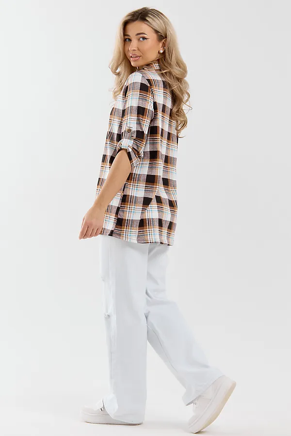 Рубашка 36988 НАТАЛИ, коричневый - фото 2