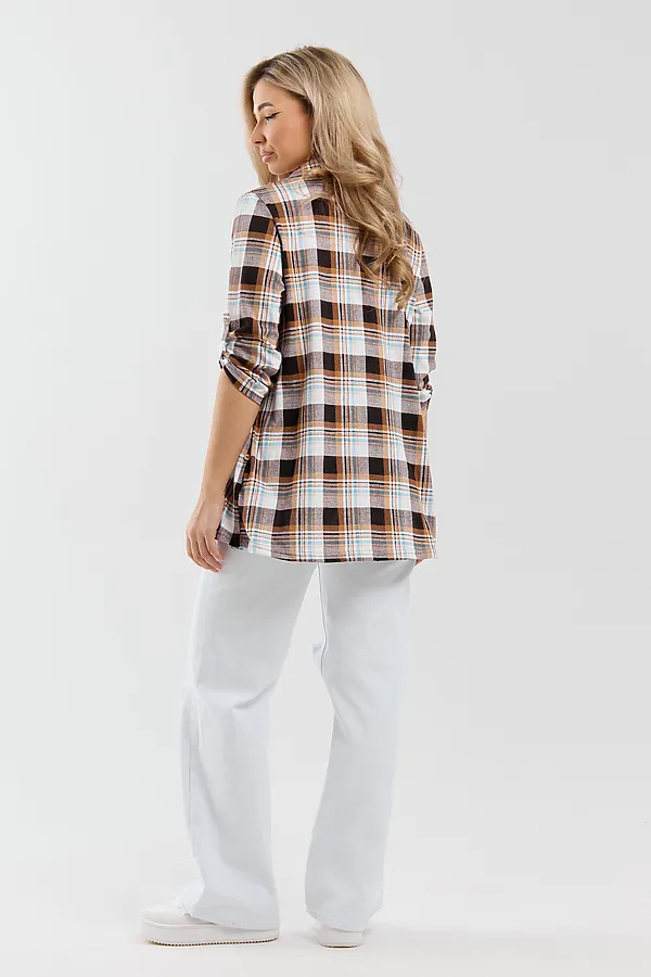 Рубашка 36988 НАТАЛИ, коричневый - фото 2