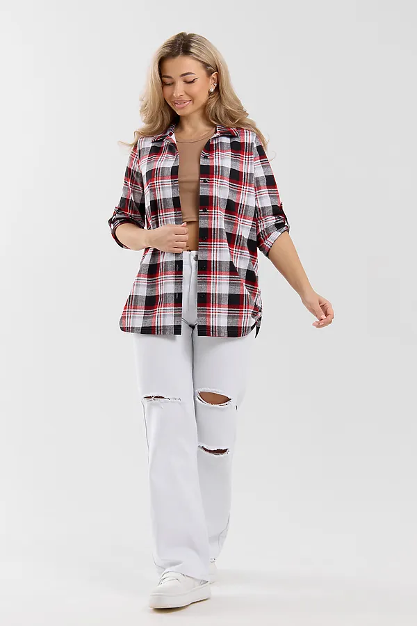 Рубашка 36988 НАТАЛИ, красный - фото 2