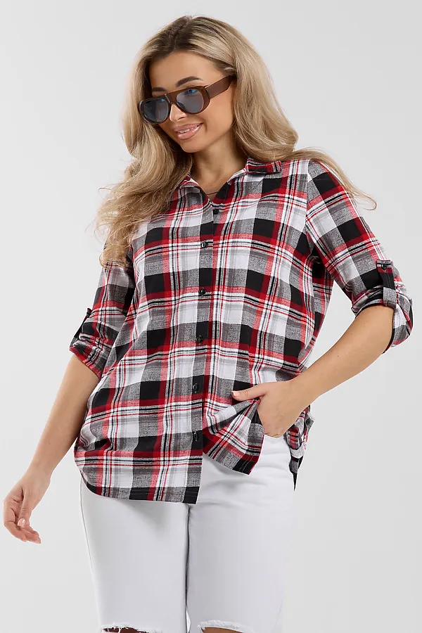 Рубашка 36988 НАТАЛИ, красный - фото 2