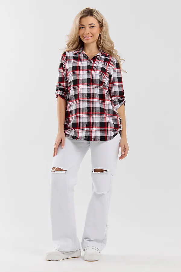 Рубашка 36988 НАТАЛИ, красный - фото 2