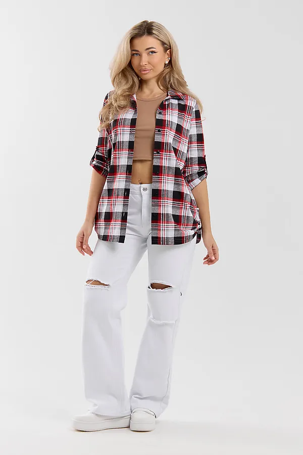 Рубашка 36988 НАТАЛИ, красный - фото 2