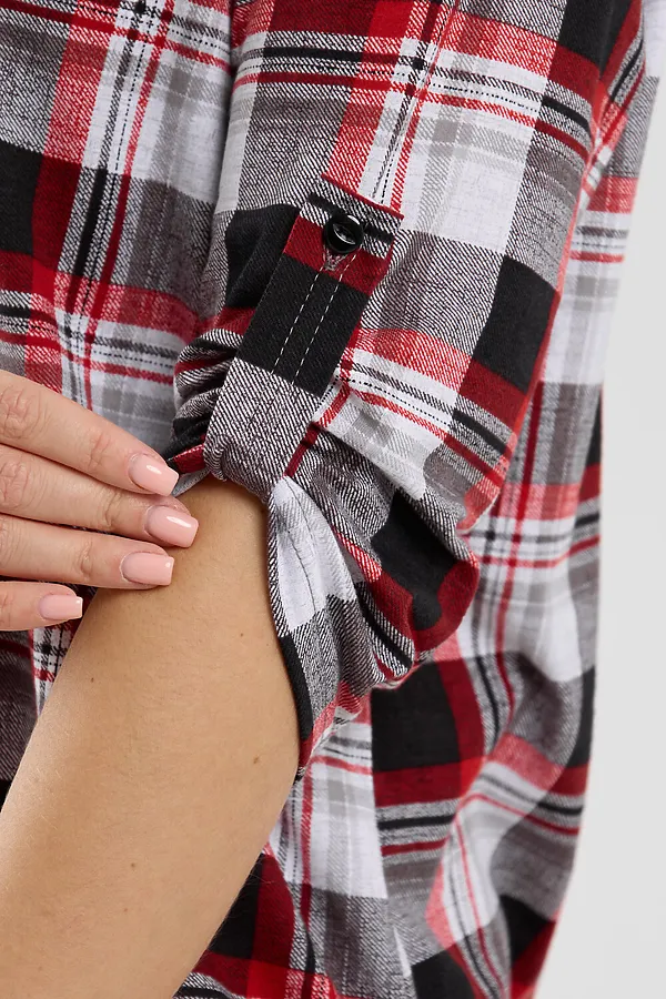 Рубашка 36988 НАТАЛИ, красный - фото 2