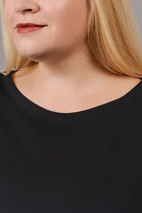 Пижама с брюками с брюками Больших размеров (П-111б-однотонная) НАТАЛИ, зеленый,черный - фото 2