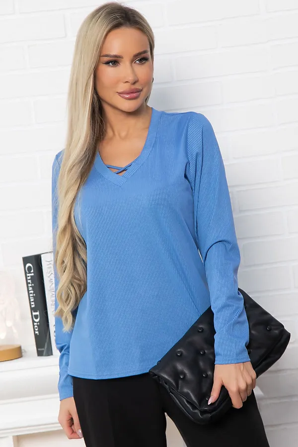 Джемпер LADY TAIGA, голубой - фото 2