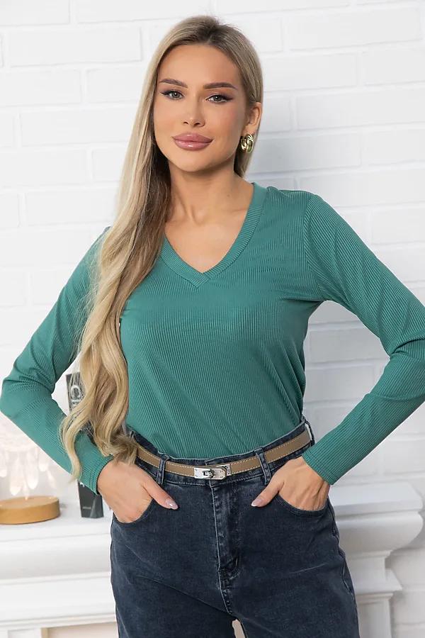 Джемпер LADY TAIGA, зеленый - фото 2