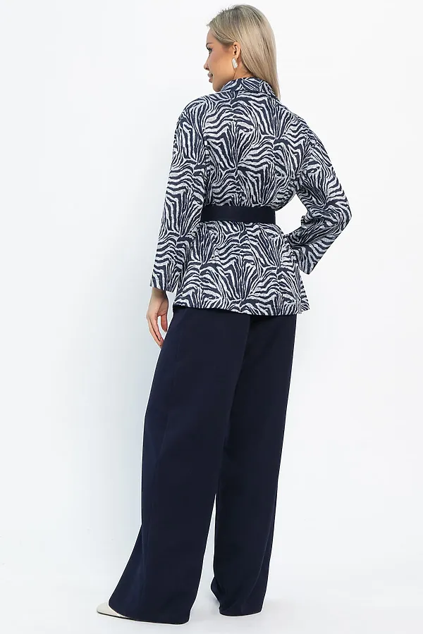 Костюм (Жакет+Брюки) LADY TAIGA, синий - фото 2