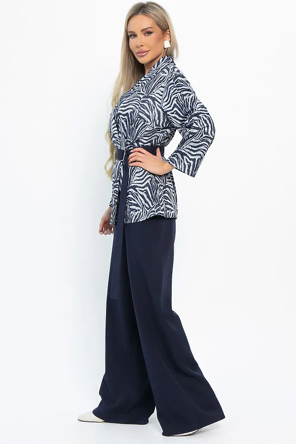 Костюм (Жакет+Брюки) LADY TAIGA, синий - фото 2