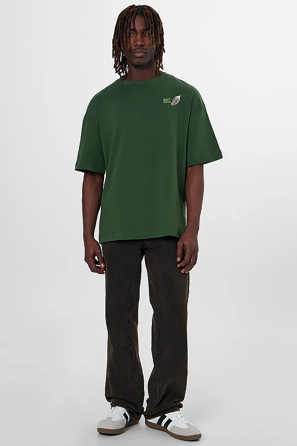 Футболка MARK FORMELLE, т.зеленый +печать1 - фото 2