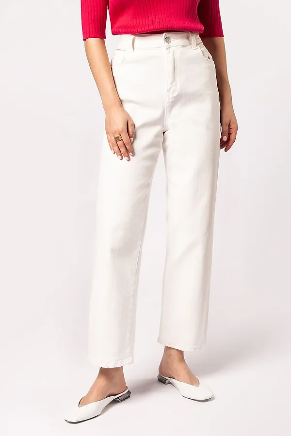 Джинсы VILATTE, белый - фото 2