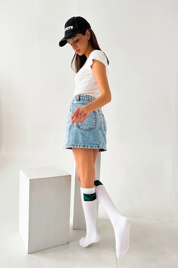 Гольфы детские Блэкдарк (набор 2 пары) НАТАЛИ, белый, черный - фото 2