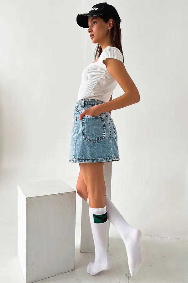 Гольфы детские Блэкдарк (набор 2 пары) НАТАЛИ, белый, черный - фото 2