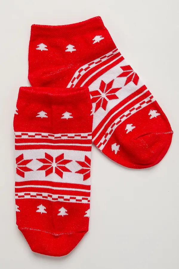 Носки детские Сноу (набор 3 пары) НАТАЛИ, красный - фото 2