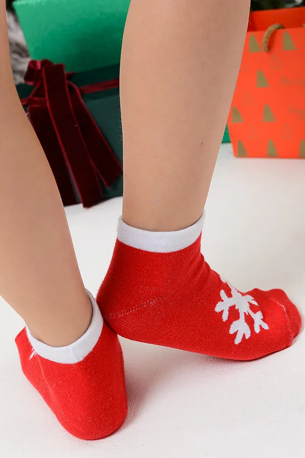 Носки детские Сноу (набор 3 пары) НАТАЛИ, красный - фото 2