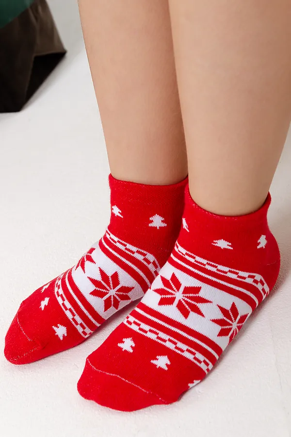 Носки детские Сноу (набор 3 пары) НАТАЛИ, красный - фото 2