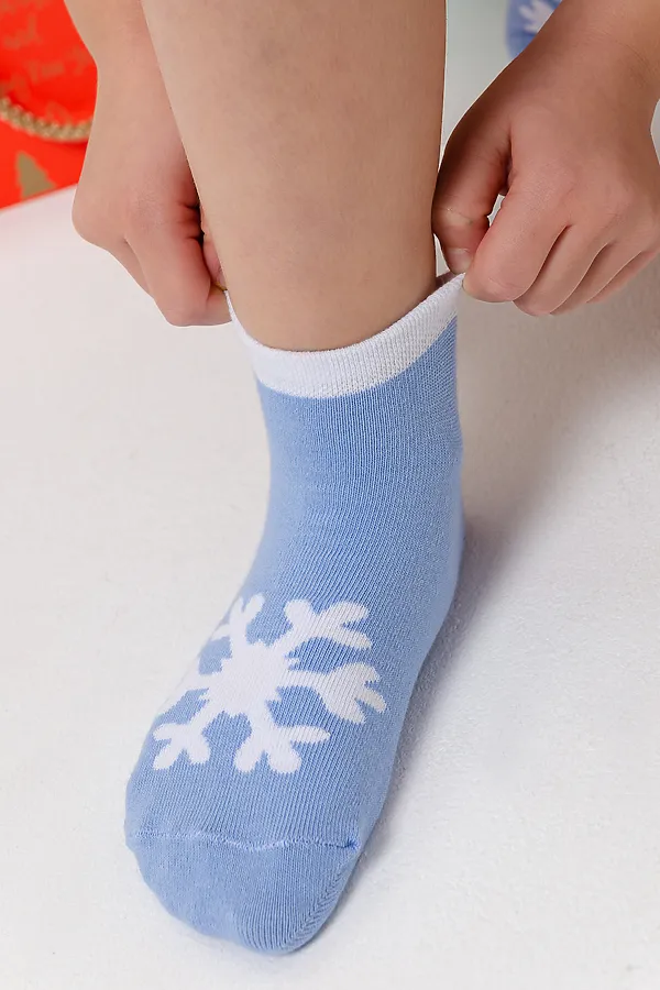Носки детские Сноу (набор 3 пары) НАТАЛИ, голубой - фото 2