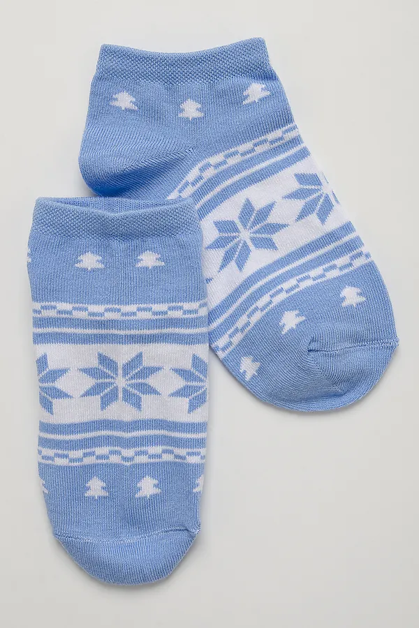 Носки детские Сноу (набор 3 пары) НАТАЛИ, голубой - фото 2