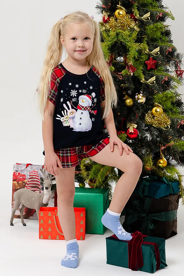 Носки детские Сноу (набор 3 пары) НАТАЛИ, голубой - фото 2