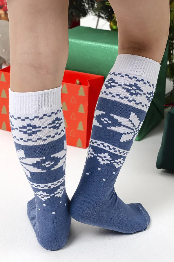 Гольфы детские Камилла (набор 2 пары) НАТАЛИ, джинс - фото 2